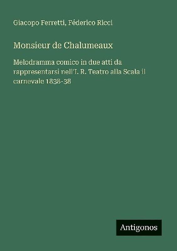 Monsieur de Chalumeaux