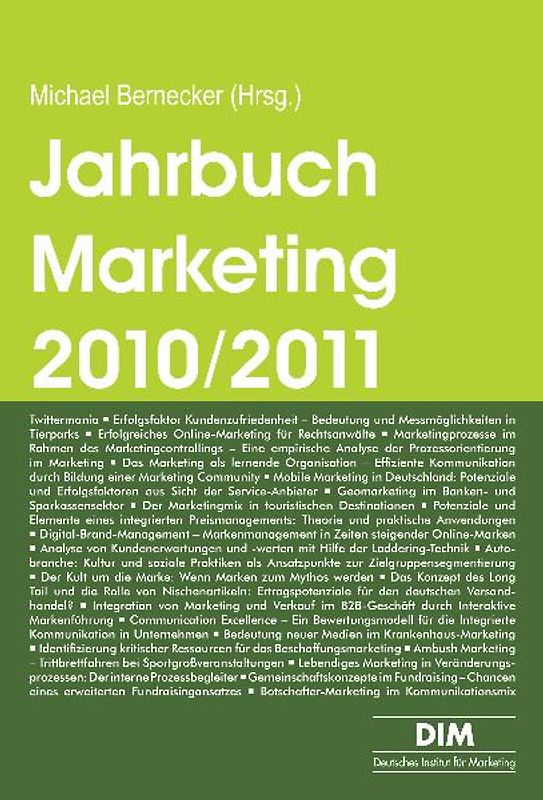 Jahrbuch Marketing 2010/2011