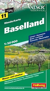 Baselland Wanderkarte Nr. 11, 1:50 000