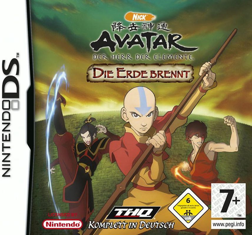Avatar: Der Herr der Elemente - Die Erde brennt Nintendo DS