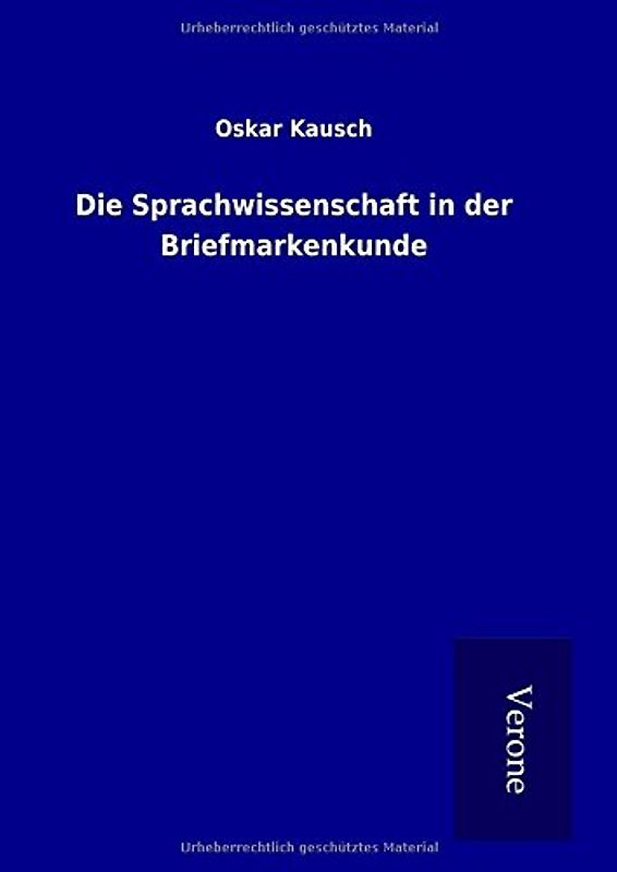 Die Sprachwissenschaft in der Briefmarkenkunde