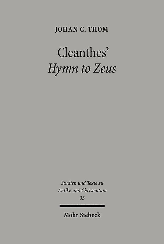 Cleanthes' Hymn to Zeus