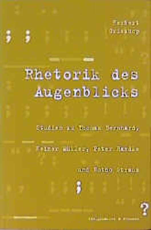 Rhetorik des Augenblicks