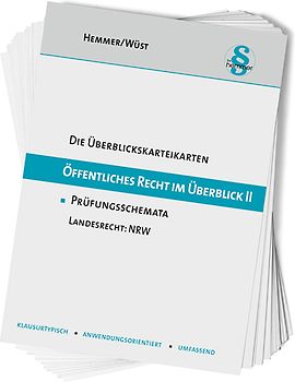 Karteikarten Öffentliches Recht im Überblick II