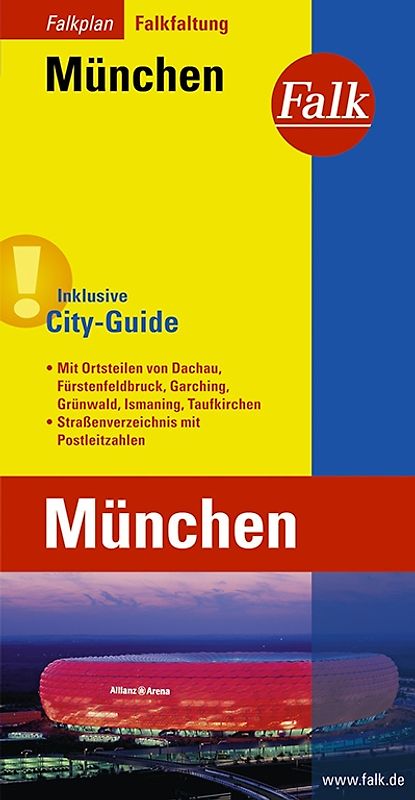 Falkplan Falk-Faltung: München - mit City-Guide