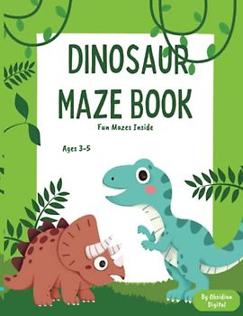 Kids Dinosaur Maze Book: Educational Cognitive Learning Activity Book for kids ages 3-5