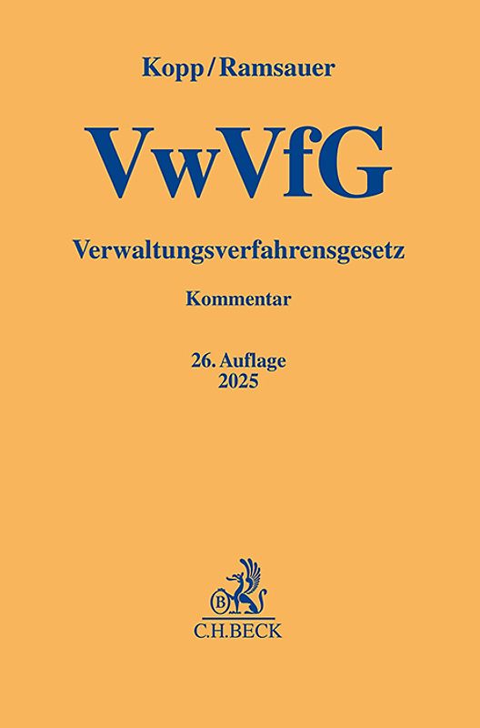 Verwaltungsverfahrensgesetz. VwVfG