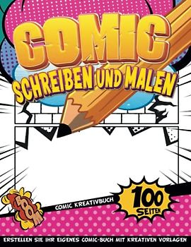 Kreatives Comic Künstlerbedarf Zeichnen: Comic-Zeichnen Für Anfänger | Skizzenbücher Für Kinder | Geschenkideen Jungs 12 Jahre