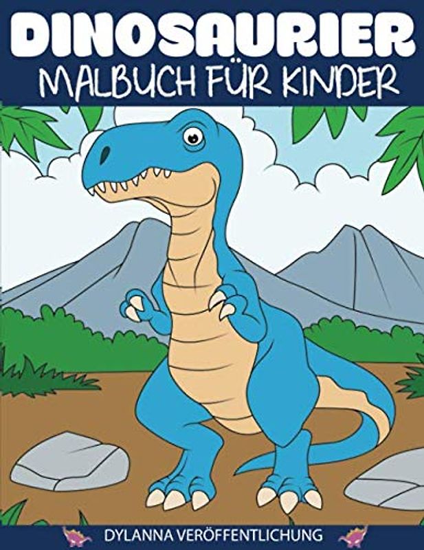 Dinosaurier Malbuch für Kinder