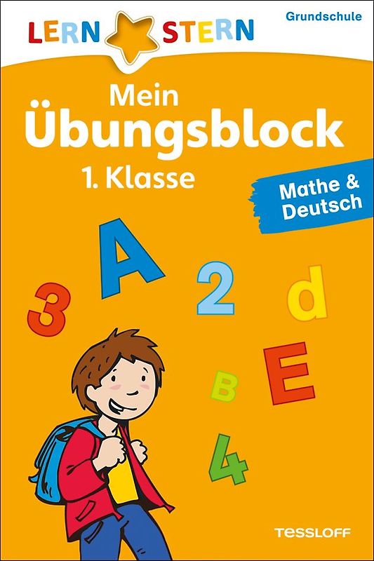 LERNSTERN Mein Übungsblock 1. Klasse. Mathe & Deutsch