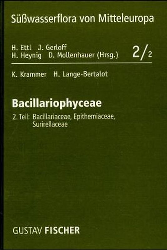 Süßwasserflora von Mitteleuropa, Bd. 2/2: Bacillariophyceae