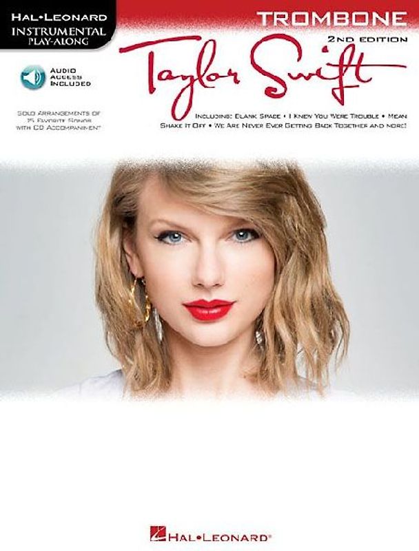 Taylor Swift: Trombone Play-Along Book with Online Audio