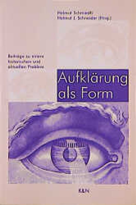 Aufklärung als Form