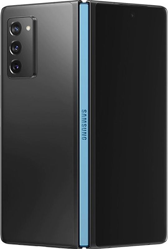 Samsung Galaxy Z Fold2 5G Dual SIM 256GB [Scharnierabdeckung metallic blue] mystic black