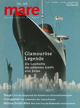 mare - Die Zeitschrift der Meere / No. 146 / Glamouröse Legende des Schiffs „Normandie“