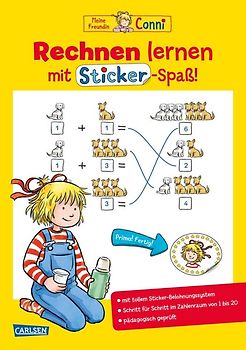 Conni Gelbe Reihe (Beschäftigungsbuch): Rechnen lernen mit Sticker-Spaß