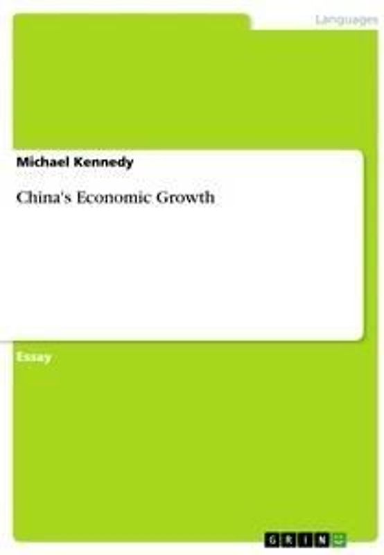 China's Economic Growth
