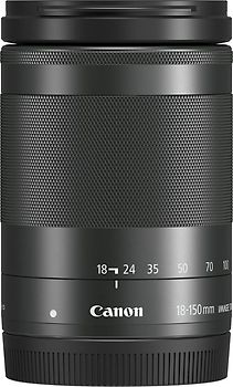 Canon 18-150 mm F3.5-6.3 IS STM 55 mm Filtergewinde (Canon EF-M Anschluss) schwarz