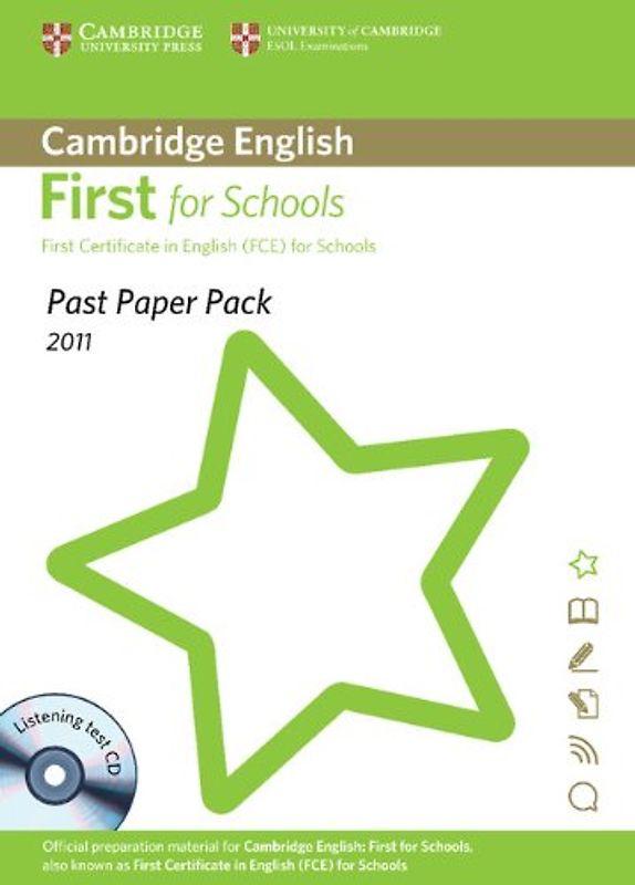 Past Paper Pack for Cambridge English First for Schools 2011 Exam Papers and Teachers' Booklet with Audio CD
