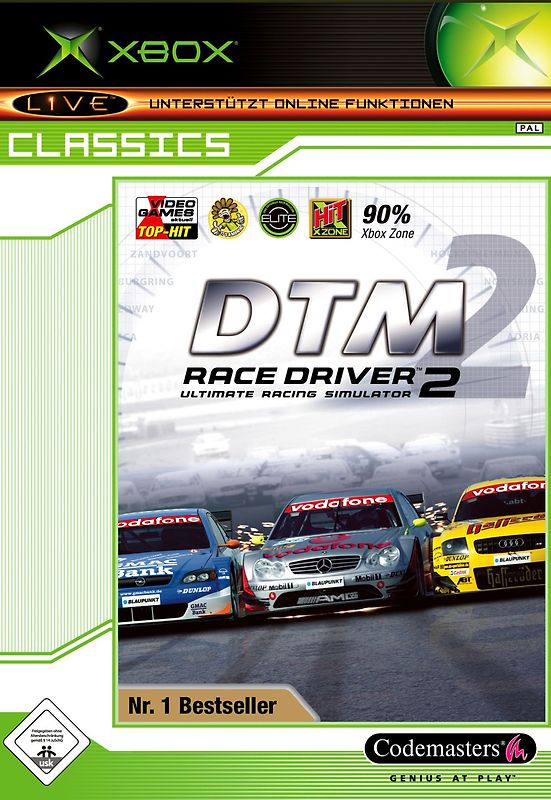 DTM Race Driver 2 Classic The Ultimate Racing Simulation Xbox