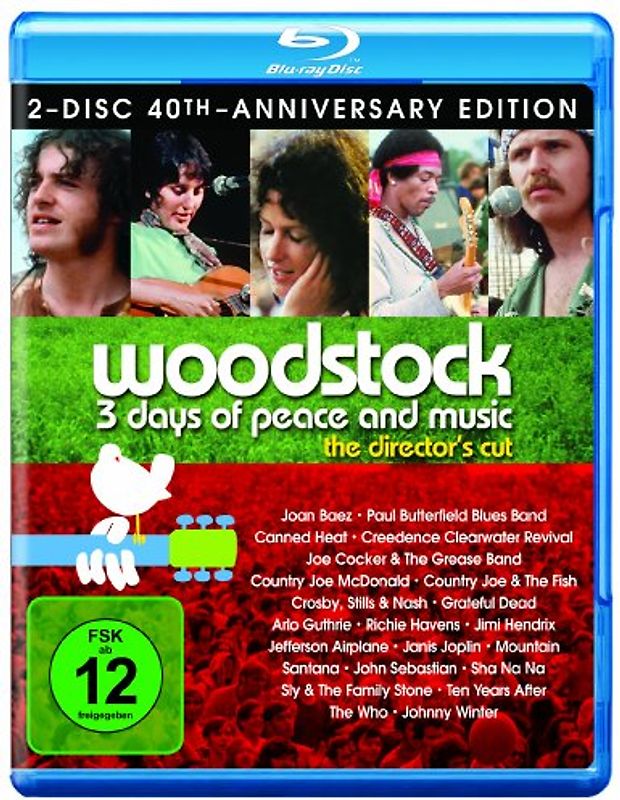 Woodstock - 40th Anniversary Edition Blu-ray Disc