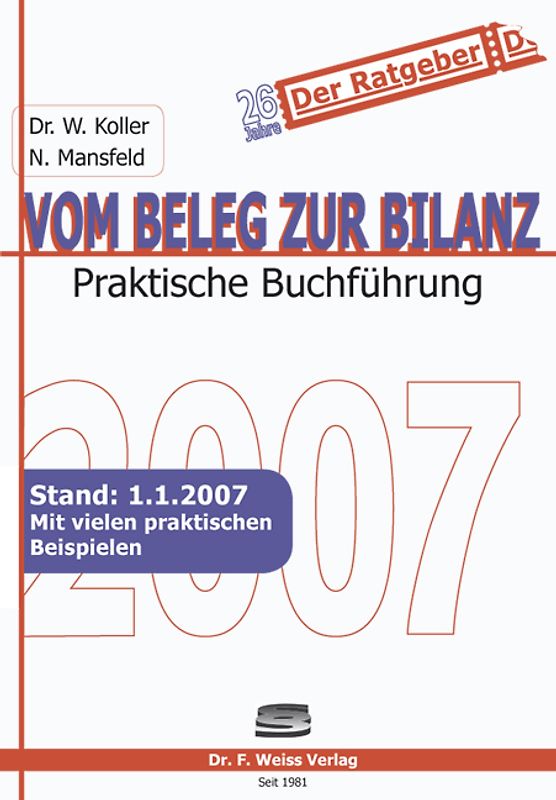 Vom Beleg zur Bilanz 2007
