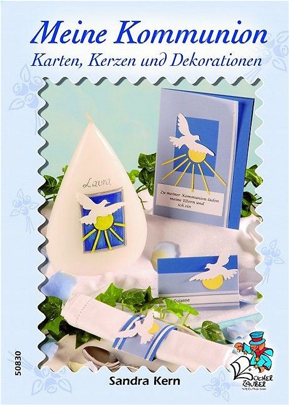 Meine Kommunion - Karten, Kerzen und Dekorationen
