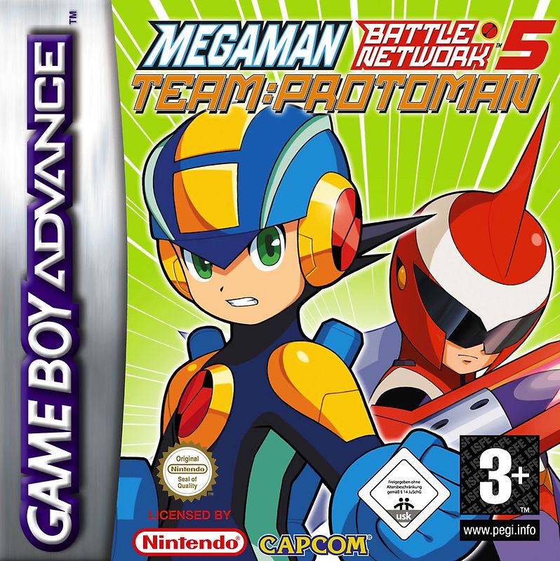 Mega Man Battle Network 5 Protoman Nintendo Game Boy Advance