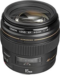 Canon EF 85 mm F1.8 USM 58 mm Objectif (adapté à Canon EF) noir