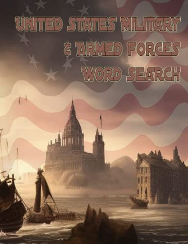 US Military Word Search: 8.5 X 11 Large Print