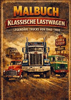 Malbuch, Klassische Lastwagen