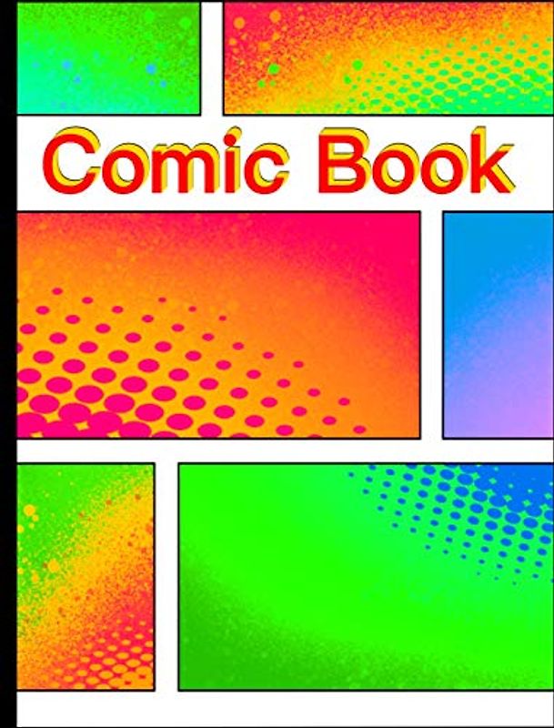 Krisp DRAW YOUR OWN COMIC BOOK for Kids and Adults - Blank Comics Storyboard Notebook