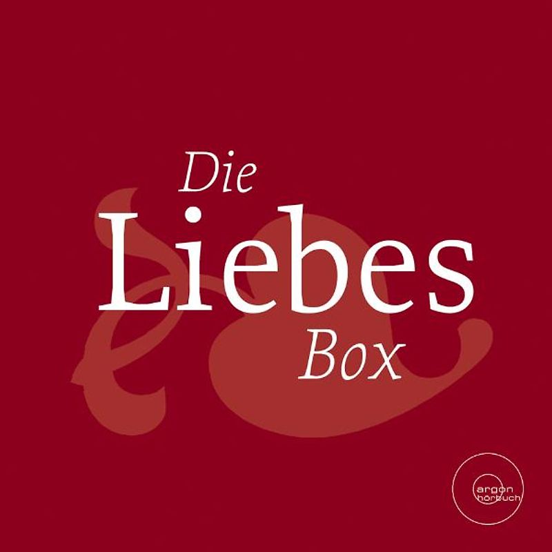 Hörbuch Die Liebesbox (Tschechow, Von der Liebe /Zola, Um eine Liebesm acht /Stendhal, Der Liebestrank /Die schönsten Liebesgeschichten aus 1001 Nacht /Boccaccio, Die schönsten Liebesgeschichten aus dem Decamer