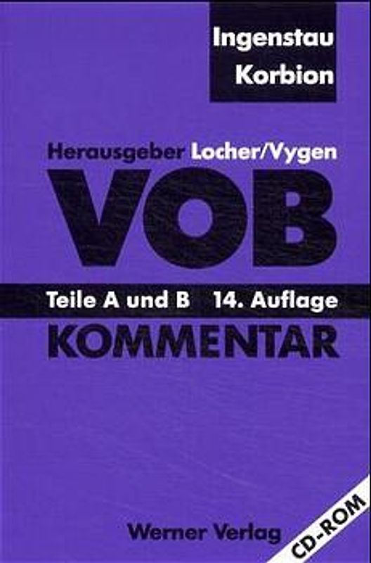VOB - Verdingungsordnung für Bauleistungen