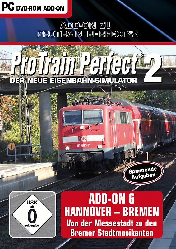 Pro Train Perfect 2: AddOn 6 - Hannover-Bremen PC Spiele