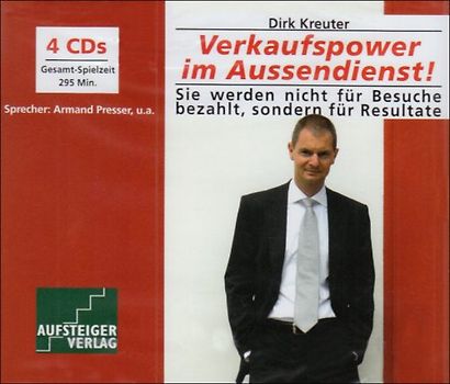 Verkaufspower im Aussendienst. Sie werden nicht für Besuche bezahlt, sondern für Resultate