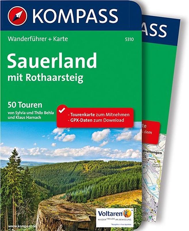 KOMPASS Wanderführer Sauerland mit Rothaarsteig