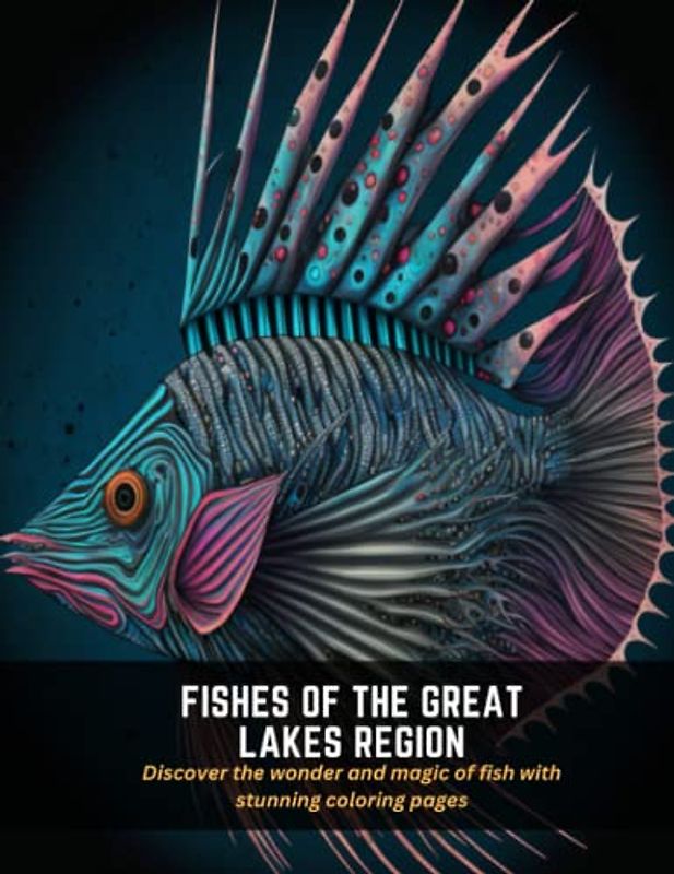 Fishes of the Great Lakes Region: Discover the wonder and magic of fish with stunning coloring pages