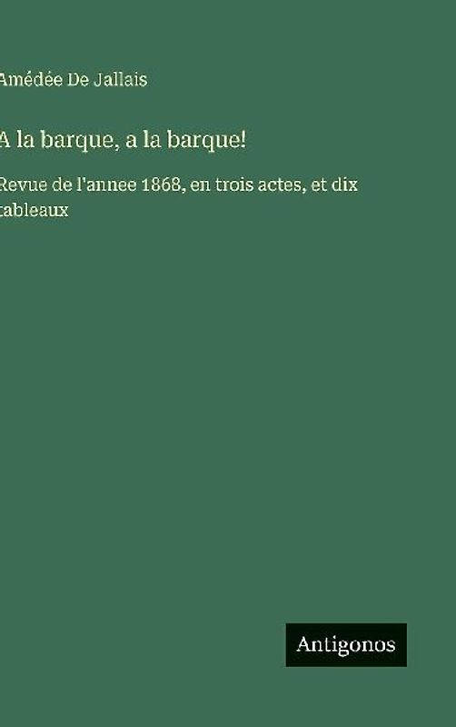 A la barque, a la barque!