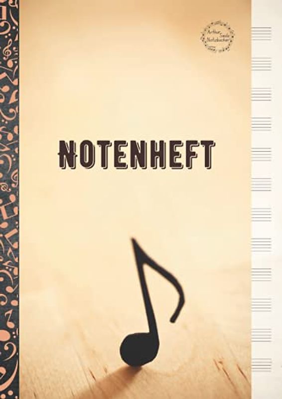 Notenheft: Blanko Notenlinienheft für Jungen und Mädchen - Mit 12 Notensysteme pro Seite - 110 Seiten