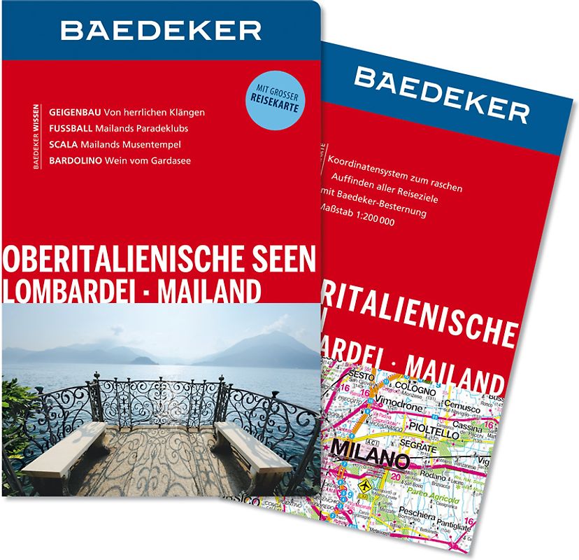 Baedeker Reiseführer Oberitalienische Seen, Lombardei, Mailand