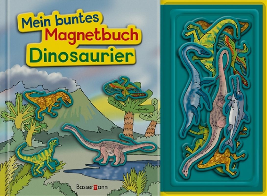 Mein buntes Magnetbuch Dinosaurier