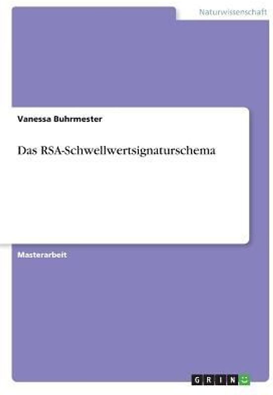 Das RSA-Schwellwertsignaturschema