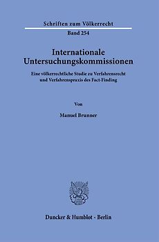 Internationale Untersuchungskommissionen.