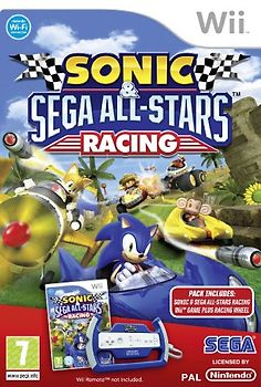 Sonic & SEGA All-Stars Racing inkl. Lenkrad [Internationale Version] Nintendo Wii