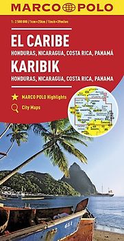 MARCO POLO Kontinentalkarte Karibik 1:2,5 Mio.