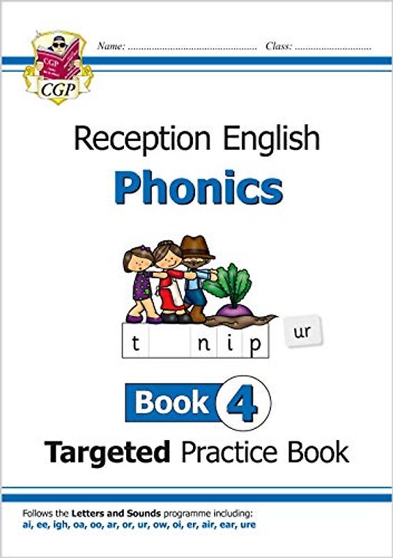 Reception English Phonics Targeted Practice Book - Book 4