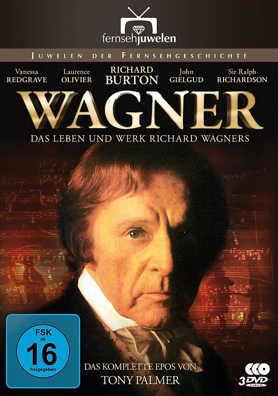 Wagner: Das Leben und Werk Richard Wagners - Das komplette Epos [3 DVDs] DVD