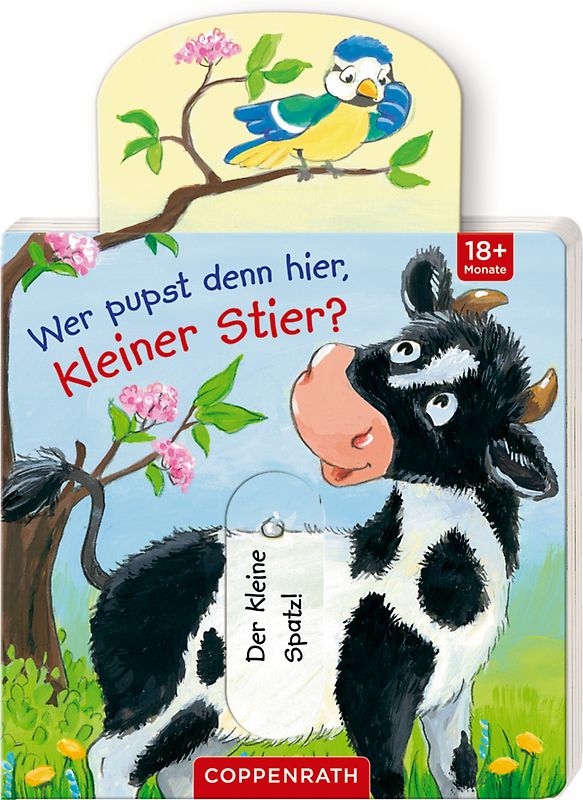 Wer pupst denn hier, kleiner Stier?