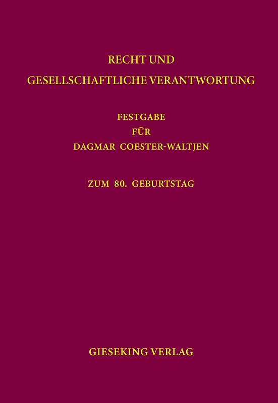 Recht und gesellschaftliche Verantwortung